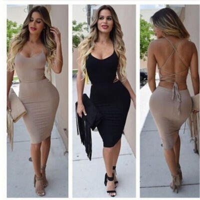 

Sexy Women Bandage Bodycon Dress Evening Cocktail Party Night Clubwear Dress