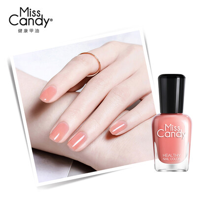 

Miss Candy Waterborne Peelable Nail Polish Healthy Manicure Semi-transparent Cherry NA010