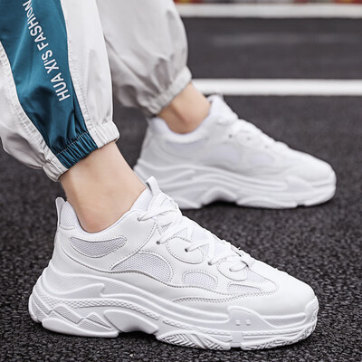 

2019 sports increased white shoes casual shoes summer&summer mens Korean version of the trend of small white shoes tide shoes wild mens shoes