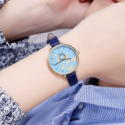 

Ultra-thin watch trend female watch simple ladies steel belt waterproof student quartz watch
