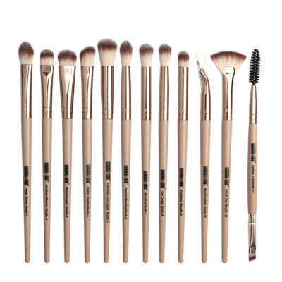 

12pcs Plastic Pro Makeup Brushes Set Eyelash Eye Shadow Applicator Tool