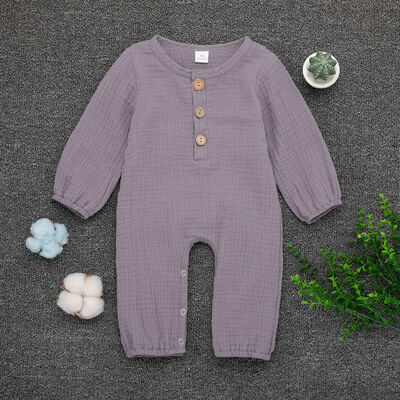 

AU Summer Newborn Baby Girl Boy Clothes Cotton&linen Romper Bodysuit Outfits Set