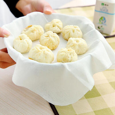 

Greensen 6Pcs Kitchen Cotton Steamer Cloth Steamed Buns Dumplings Steamer Cloth Cooking Supplies