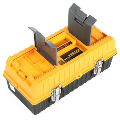 

Greensen Plastic Three Layer Folding Toolkit Box Home Hardware Multi-function Toolbox