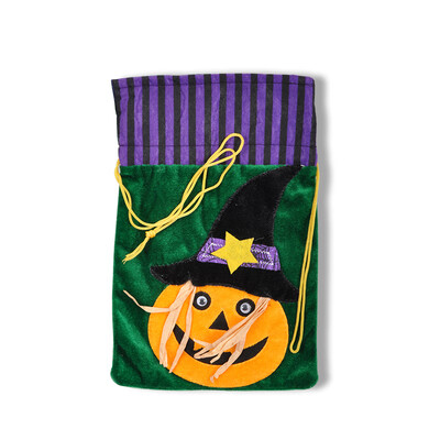 

New&new fine arts Halloween bunch mouth candy bag cute creative funny decoration childrens gift small bag with rope portable sugar bag cartoon 25cm16cm
