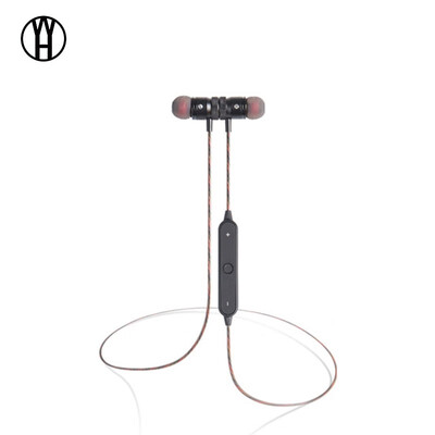 

WH BT22 magnetic wireless Bluetooth earphone sports Bluetooth phone BT-22 magnetic for xiaomi samsung huawei iphone