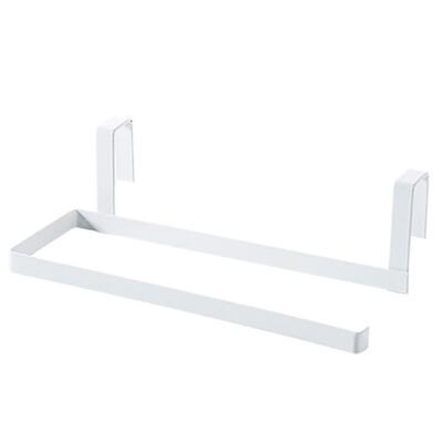 

New Hot Iron Roll Paper Rack Kitchen Cupboard Hanging Paper Towel Holder Rack Tissue Cling Film Storage Rack
