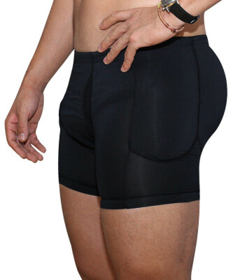 

Men Shapewear Underwear Boxer Padded Butt Booster Enhancer Boyshort Flat Stomach