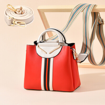 

Bags women fallwinter simple high-volume fashion retro slung bucket shoulder slung simple portable