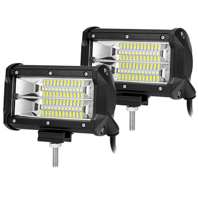 

2PCS 5inch 288W LED Work Light Bars Flood Pods Driving OffRoad for Jeep Tractor