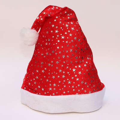 

Christmas Gift Decoration Upscale Child AdultChristmas Hat Short Plush Christmas Hat