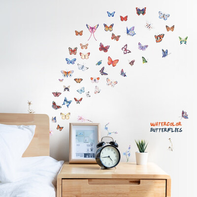 

Color Butterfly Removable PVC Window Film Wall Sticker
