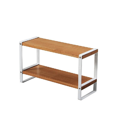 

Standing Shelf Kitchen Rack Household Storage Holder Seasoning Storage Rack Double Layer Household Organization Shelf for Kitchen
