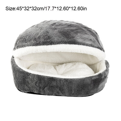 

Stylish Soft CatDog Kitten Cave Pet Bed House Sleeping Mat Pad Igloo Winter Warming Sleeping Bag