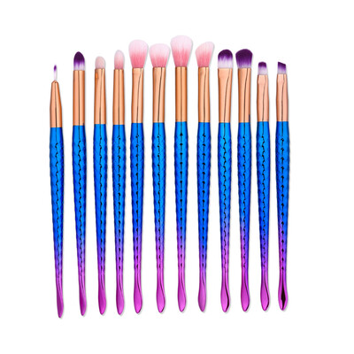 

〖Follure〗2017 12Pcs Blending Pencil Foundation Eye shadow Makeup Brushes Eyeliner Brush