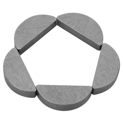 

Greensen 50Pcs 45 Steel Semicircle Bond Woodruff Key Kit Accessories 47519mm