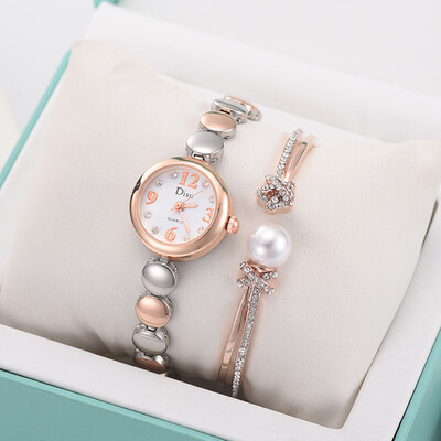 

RM Light Luxury Girl Temperament Watch Bracelet Set Chain Watch Birthday Gift
