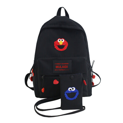 

Ancient book bag Korean version of junior high school students campus backpack ins style simple 100 fresh shoulder bags