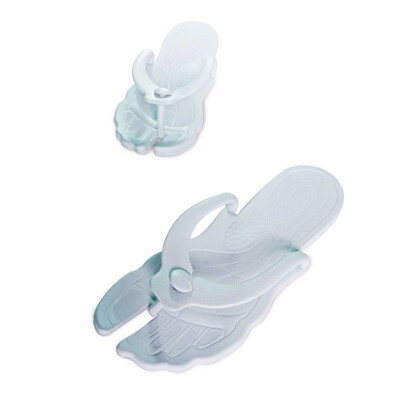 

Travel folding plastic rubber flip flops indoor&outdoor non-slip beach slippers men&women home portable slippers