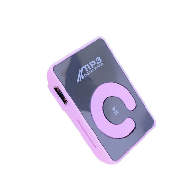 

Mini Mirror Clip MP3 Player Portable Fashion Sport USB Digital Music Player Micro SD TF Card Media Player