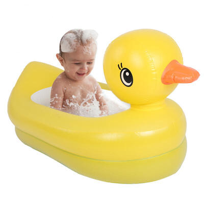 

Greensen Environmental Protection PVC Folding Portable Kids Inflatable Little Yellow Duck Bathtub