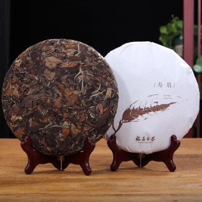 

Fuding Old White Tea Alpine Wild Old Shoumei White Tea Cake Fujian Authentic Fuding Old White Tea Tea 350g