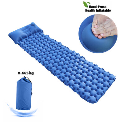 

Quick Inflating Air Cell Mat Advanced Hand Press Inflating Pad Camping Sleeping Air Pad for Backpacking Hiking Picnic