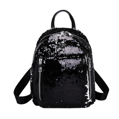 

Women Sequins Backpacks Teenage Girls Travel School Bags Bling Shoulder Bag