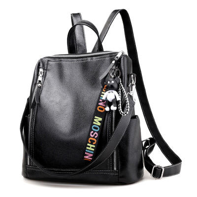 

New PU leather sewing thread PU leather womens shoulder bag Korean version of the popular soft surface simple ladies ba