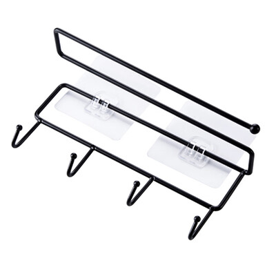 

Kitchen Iron Roll Holder Wall Mounted Under Shelf Cabinet Paper Towel Dispenser
