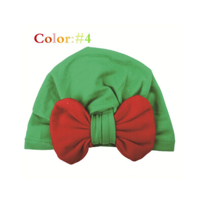 

New Style Baby Hats Velvet Warm Hat Bowknot Beanie Cap Unisex Infant Kids Knit