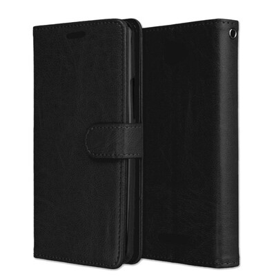 

MOONCASE BQ Aquaris U 3 Card Photo Frame Holster - Black