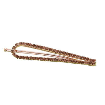 

1Pc Women Crystal RehinstoneHairpins Alloy Barrette Hair Clips