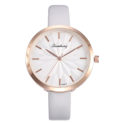 

Flower-Shaped Scale Female Watch In The Dial Simple Relogio Feminino Bussiness Orologio Donna High Quality Clock Cuckoo