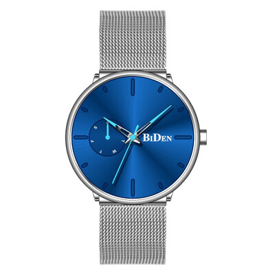 

BIDEN Biden new mens watch fashion business waterproof net with quartz watch mens watch