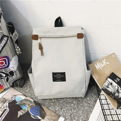 

Insfeng schoolbag female Korean version high school backpack college students feel ancient&fashionable shoulder bag with large