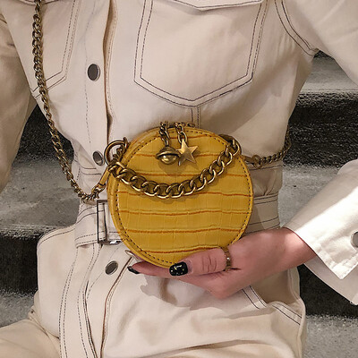 

Advanced sense bag Yangqi chain handbag handbag new 2019 texture Messenger bag wild ins small round bag