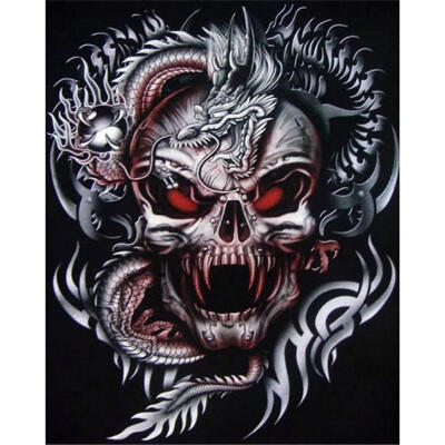 

5D DIY Full Drill Diamond Painting Novelty Skull Cross Stitch Embroidery