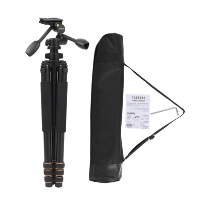 

Andoer TP-630 180cm709" Magnalium Tripod Dual Handle 3-way Photographic Head Max Load 20kg for Canon Nikon Sony DSLR Camera