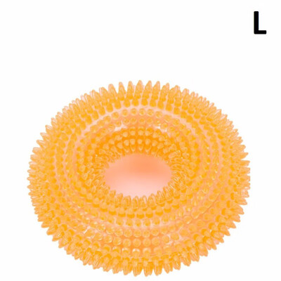 

Durable Pet Puppy Dog Squeaky Chew Toys for Aggressive Chewers Dental Teething Cleaning Non-Toxic Soft Natural Rubber