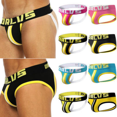 

Men Open Back Pouch Thongs G String Boxer Briefs Sissy Underwears Gay Jockstrap