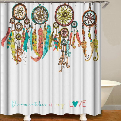 

Shower Curtain Fresh Style Blackout Curtains Waterproof Mildew-proof Bathroom Curtain 71"x71