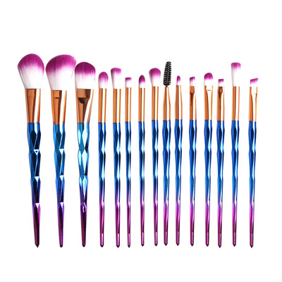 

Toponeto 15 PCS Make Up Foundation Eyebrow Eyeliner Blush Cosmetic Concealer Brushes