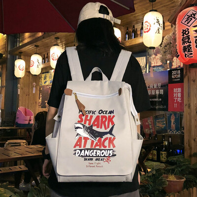 

Ins schoolbag Girl Campus High School backpack College students feel the New shoulder bag in the Department of Weekly Day of Girls