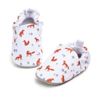 

Cotton cloth Baby Shoes Boys Girls Cartoon Printed First Walkers Spring Autumn