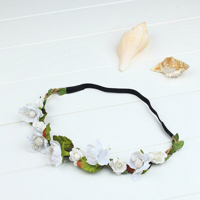 

〖Follure〗Fashion Women Girls Flower Head Hollow Elastic Hair Band Headband Wedding Party