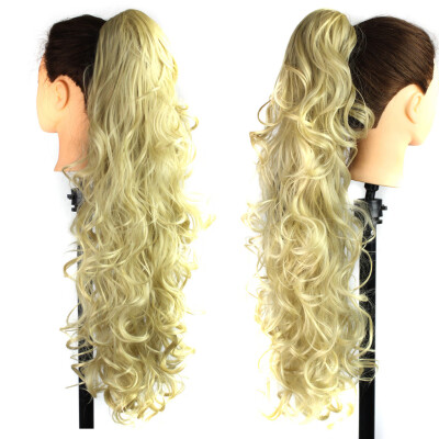 

Gobestart Long Clip-in Curly Claw Jaw Ponytail Clip In Hair Extensions Wavy Hairpiece