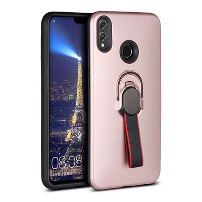 

Magnetic Car Mount Case Huawei Honor 8X Finger Ring Holder Case Huawei Honor 8X X8 JSN-L21 Hybrid TPU Armor Cover