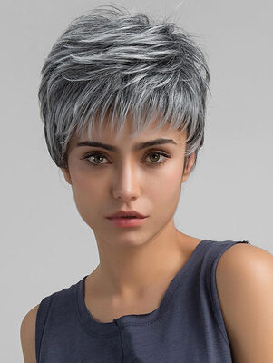 

Straight Side Bang Short Synthetic Wig