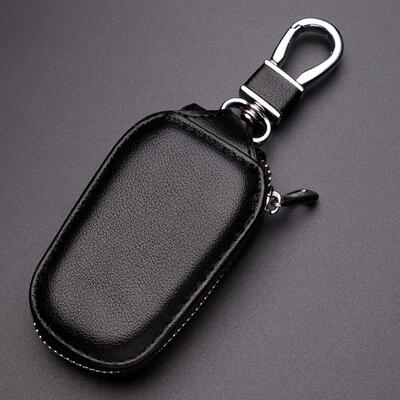 

Casual Cowhide Large Capacity Car Key Wallet Mini Multifunctional Solid Color Keychain Cover
